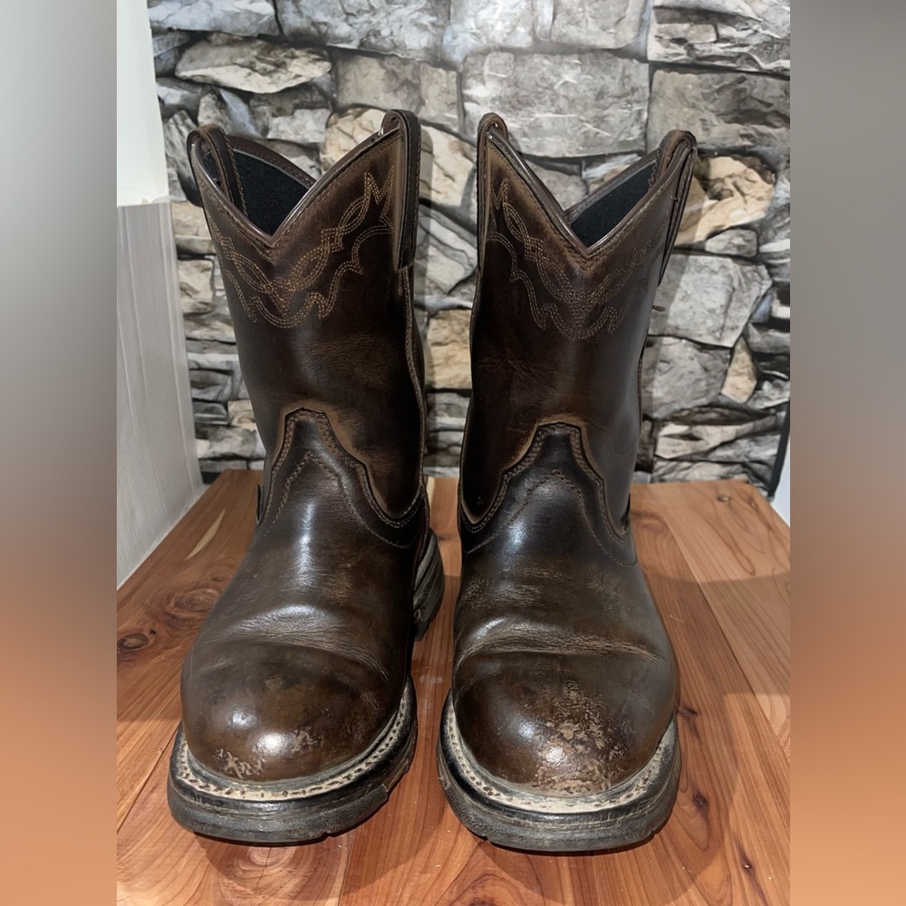 ARIAT Work Waterproof Brown Leather 7D $25!!!